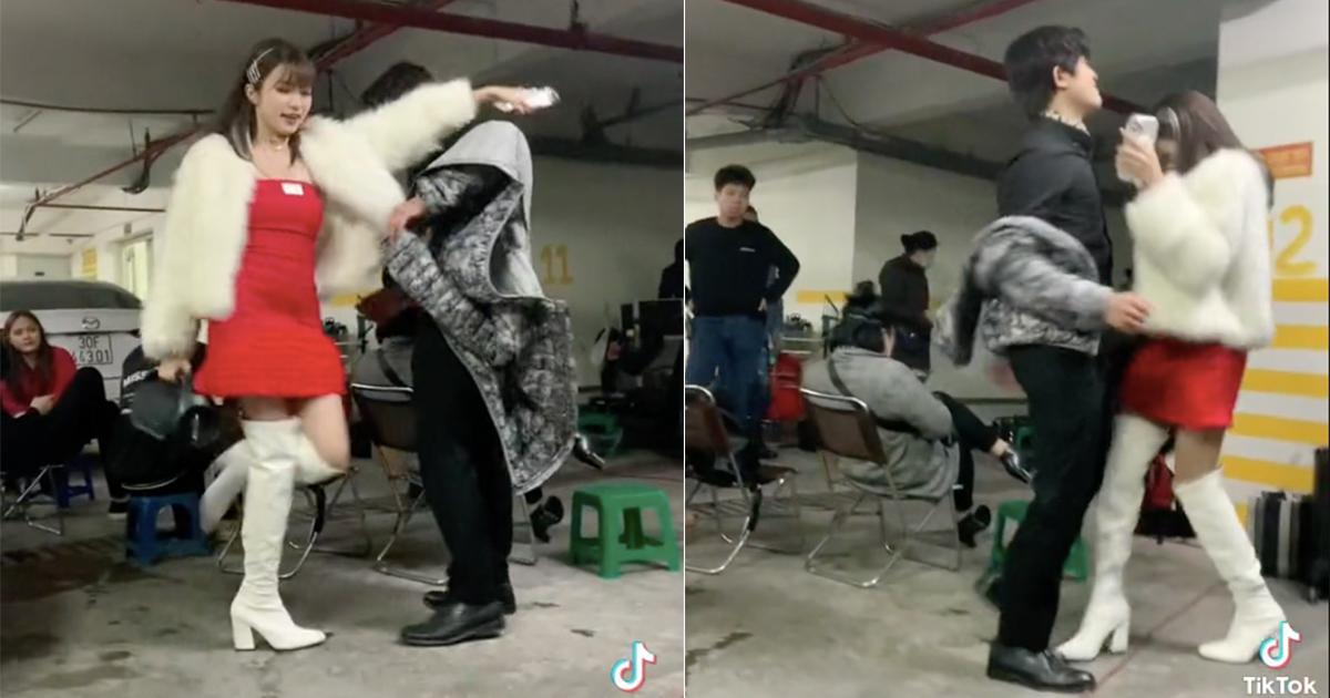 Vân Vân - sếp Phong "Thương ngày nắng về" nhảy dẻo như vũ công, kết hợp vô cùng ăn ý