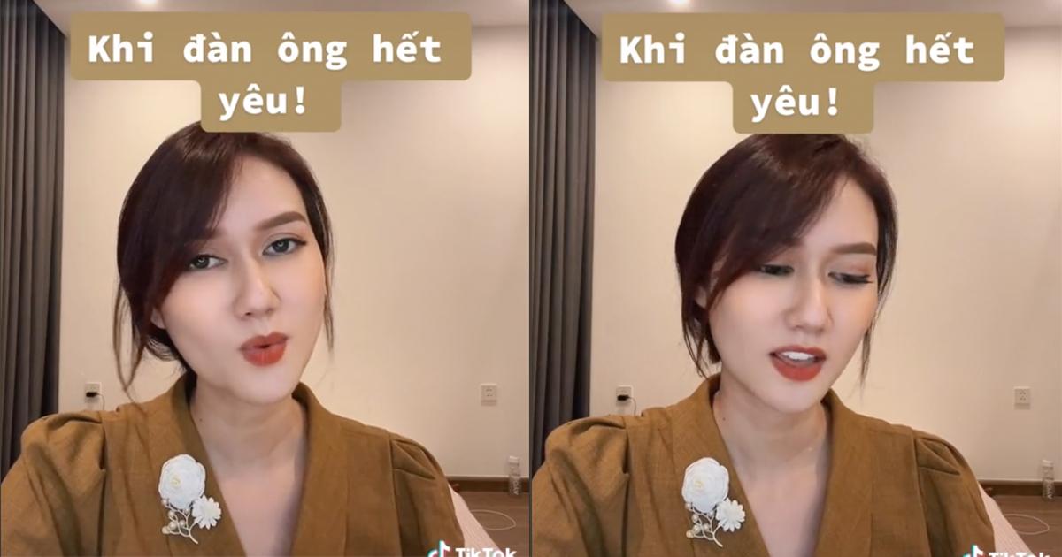 Chia tay Đình Tú, Hương Giang lên mạng tám chuyện "Khi đàn ông hết yêu"