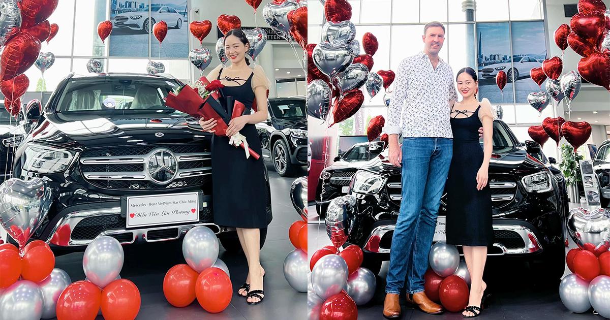 Lan Phương tậu xe hơi mới vì chồng chân quá dài, dàn sao “Thương ngày nắng về” kéo vào đòi khao