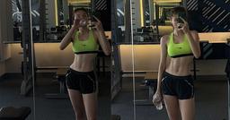 Hoa hậu Kỳ Duyên tự chê "bụng béo" dù vòng eo 59cm