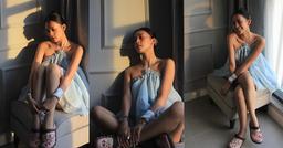 Tiểu Vy định nghĩa vẻ đẹp hoàn hảo: Đã đẹp thì đi dép lê cũng đẹp