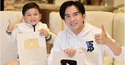 Mới 4 tuổi nhưng con trai Đan Trường đã đạt nút bạc YouTube