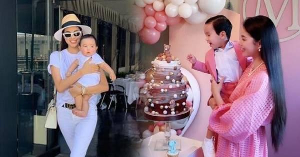 Sinh con thứ 2 rồi Phạm Hương mới làm điều này với con trai đầu lòng