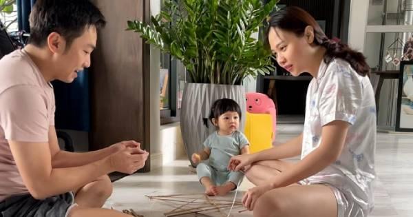 Đại gia như Cường Đô La nhưng vẫn tự tay làm đèn lồng cho con gái