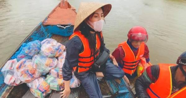 Hai huyện ở Nghệ An lên tiếng về khoản cứu trợ mà Thủy Tiên trao