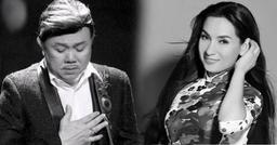 Việt Hương khóc nức ở mộ Chí Tài sau khi đưa tro cốt Phi Nhung về Mỹ