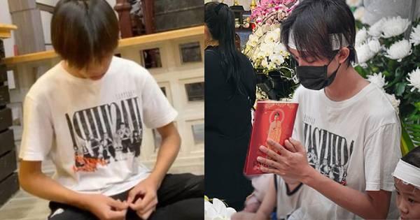 10 ngày diễn ra tang lễ Phi Nhung, mẹ con Hồ Văn Cường chỉ mặc 1 chiếc áo