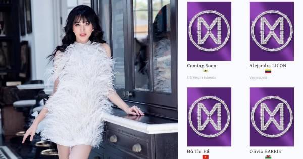 BTC Miss World viết tên Đỗ Thị Hà thành "Đỗ Thi Há" trên website chính thức