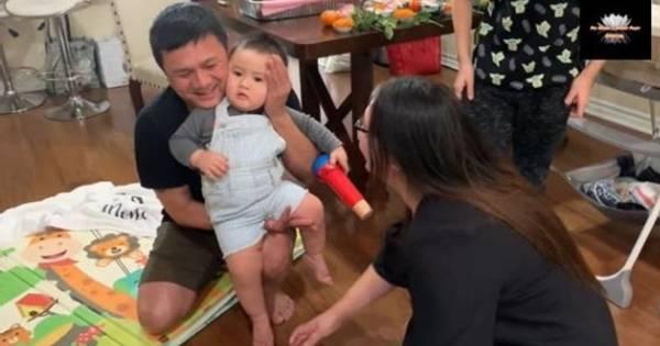 Chồng cũ Phi Nhung lộ diện trong tiệc thôi nôi cháu ngoại