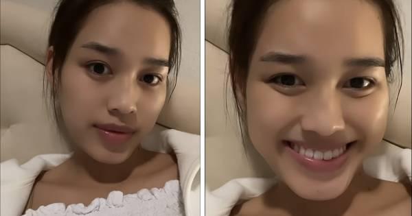 Đỗ Thị Hà mặt mộc hoàn toàn, không cả son môi nhưng netizen không tìm ra khuyết điểm