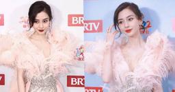 Angelababy đeo lại chiếc nhẫn đính 73 viên kim cương mà Huỳnh Hiểu Minh tặng 7 năm trước