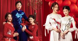 3 thế hệ gia đình Trương Ngọc Ánh chụp ảnh Tết chứng minh vẻ đẹp được di truyền qua nhiều thế hệ