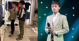 Cát-xê 200 triệu nhưng Hồ Văn Cường đi sắm Tết ở cửa hàng bình dân với đôi dép cũ