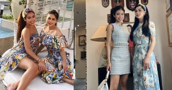 Nhan sắc rich kid Tiên Nguyễn bị lu mờ khi đứng chung khung hình với mẹ