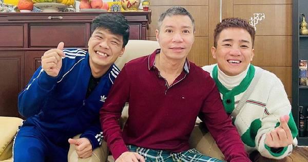 Nam Tào - Bắc Đẩu thế hệ F2 đến thăm NSND Công Lý