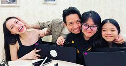 Minh Nhựa lần đầu tiên khoe 3 cô con gái với người vợ cưới năm 16 tuổi