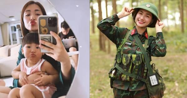 Mải vui với đồng đội ở "Sao nhập ngũ", Hòa Minzy bị dân mạng chất vấn: Đi vậy rồi ai chăm con?