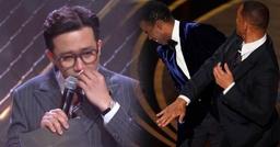 Trấn Thành, Trường Giang bất ngờ bị "réo gọi" sau vụ Will Smith "vuốt má" MC tại Oscar 2022