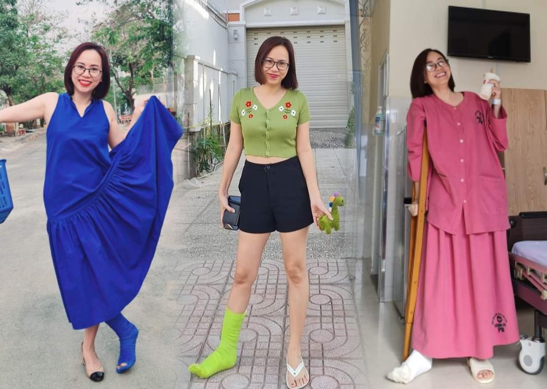 Bất ngờ với style thời trang "bó bột" độc đáo từ chị đẹp tuổi 42