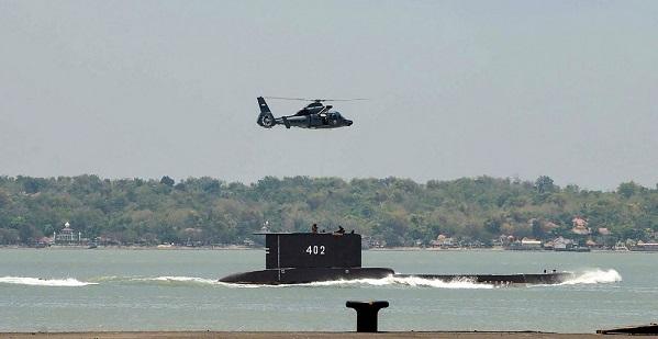 Máy quét của Hải quân Indonesia đã phát hiện được tàu ngầm mất tích ở độ sâu 850m