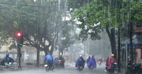 Từ chiều tối và đêm nay 16/5, miền Bắc đón mưa lớn