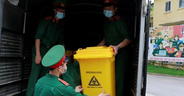 Học viện Quân y tiếp tục huy động sinh viên hỗ trợ Bắc Ninh xét nghiệm Covid-19