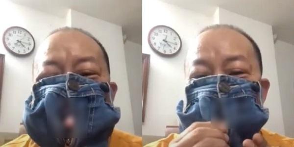 NSƯT Đức Hải tiếp tục gây tranh cãi với đoạn clip khiếm nhã xuất hiện trên mạng xã hội