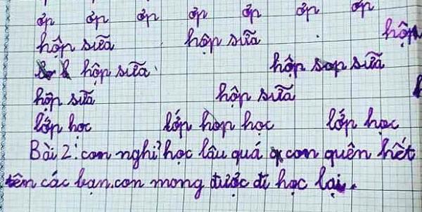 Làm bài tập miêu tả bạn cùng lớp, học sinh chỉ viết 1 câu mà bất cứ ai đọc cũng bất ngờ