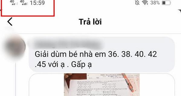Nghi vấn thí sinh lén chụp ảnh đề Toán gửi ra ngoài khi vẫn ngồi trong phòng thi: Công an vào cuộc điều tra