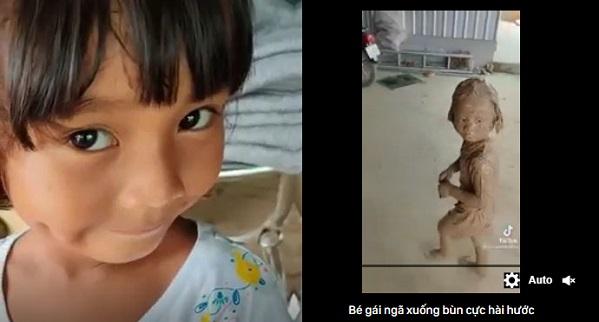 Dù bị mẹ đánh vì ngã xuống bùn, nhưng "thần thái" của cô bé khiến cư dân mạng phấn khích, khuôn mặt sau khi rửa sạch mới ngỡ ngàng