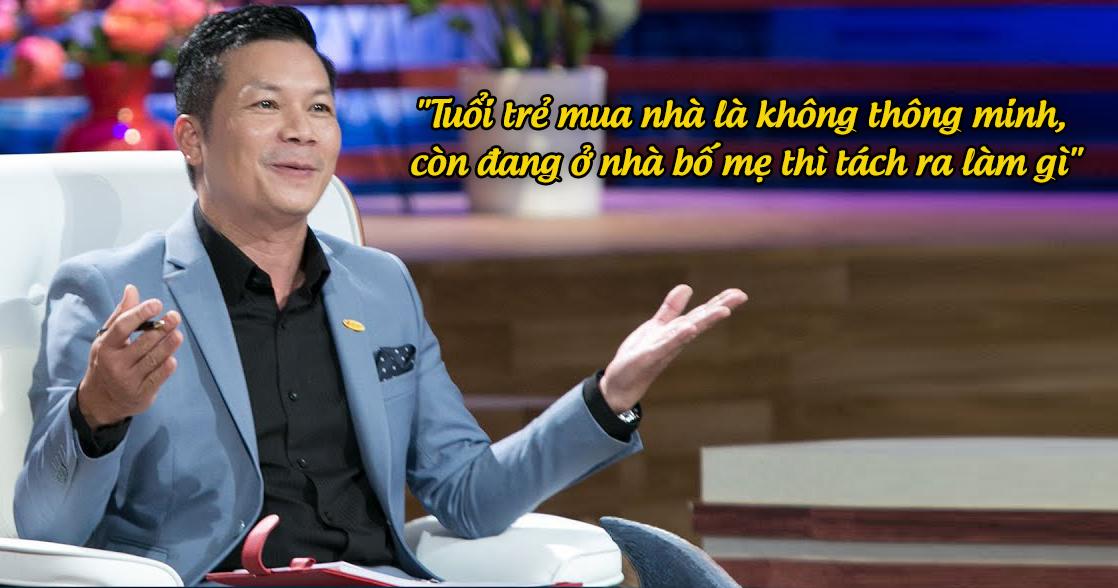 Shark Hưng khuyên: Còn trẻ cứ ở nhà bố mẹ, tách ra mua nhà làm gì?