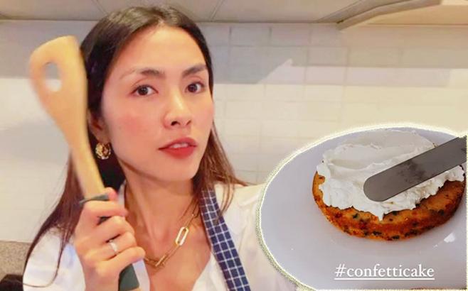Tăng Thanh Hà cất công làm bánh sinh nhật trong 2 ngày liền cho con gái yêu