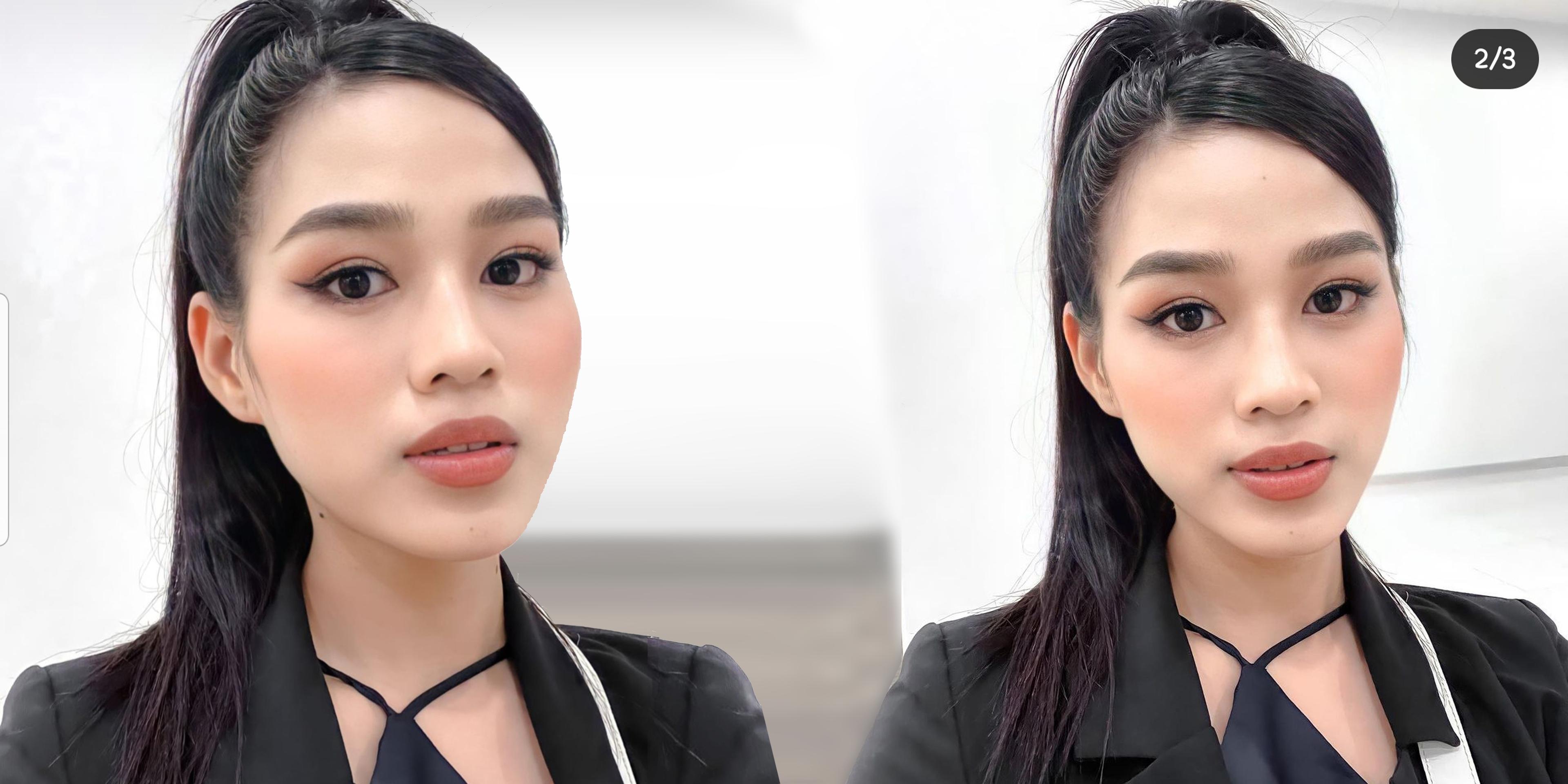 Hoa hậu Đỗ Thị Hà trưởng thành với phong cách doanh nhân nhưng biểu cảm lại có phần "xơ cứng"