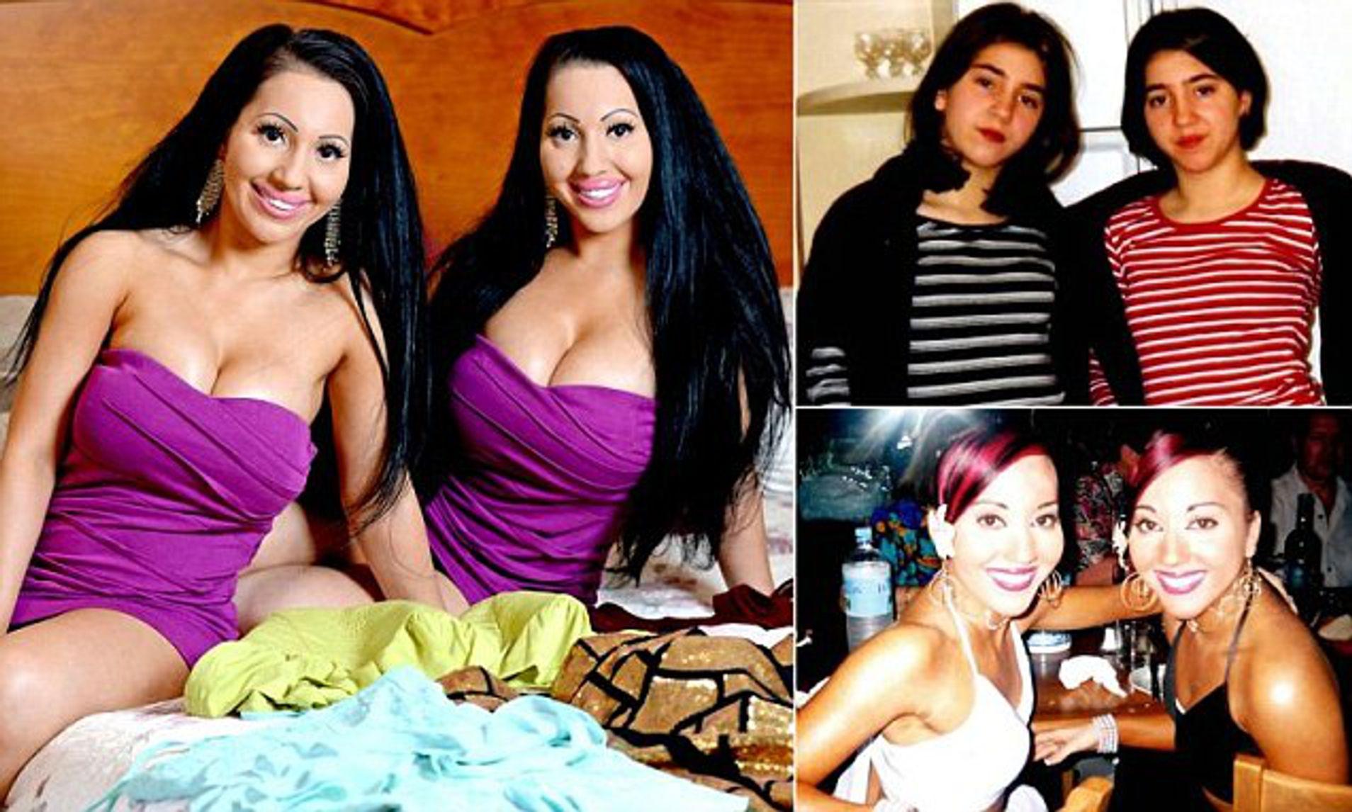 Kì quái cặp chị em sinh đôi giống hệt nhau về ngoại hình, cách ăn mặc và chung luôn cả người tình