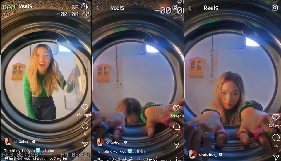 Châu Bùi "làm nóng" lại trend chụp ảnh siêu hot một thời, đơn giản mà cuốn hút đỉnh cao