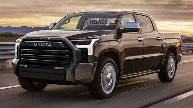 Xe bán tải Toyota Tundra thế hệ mới lộ bản phác thảo "đẹp mê ly"