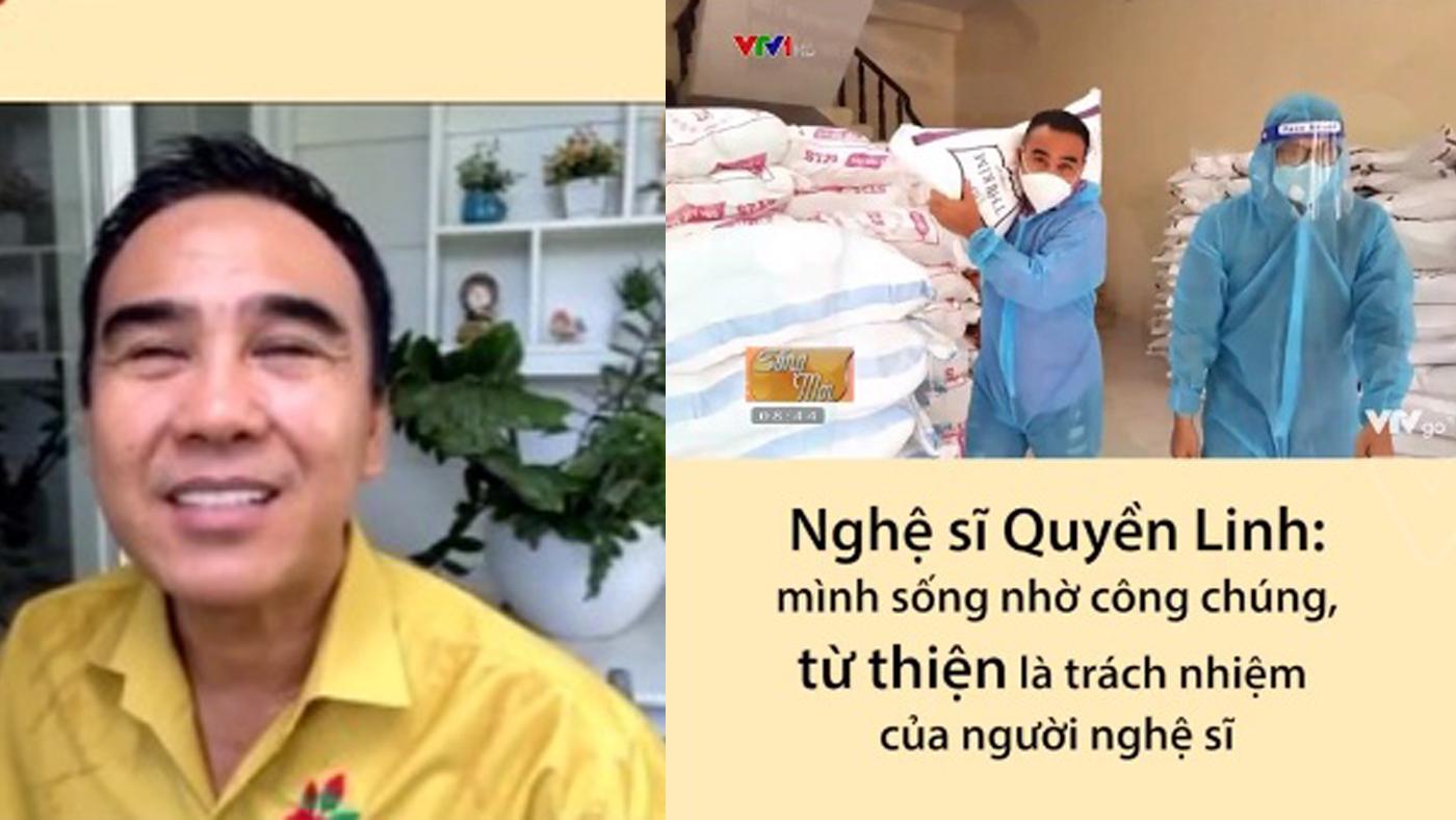 Nghệ sĩ, MC Quyền Linh trả lời phỏng vấn của VTV: "Thiện nguyện là trách nhiệm của công dân, của một người nghệ sĩ"