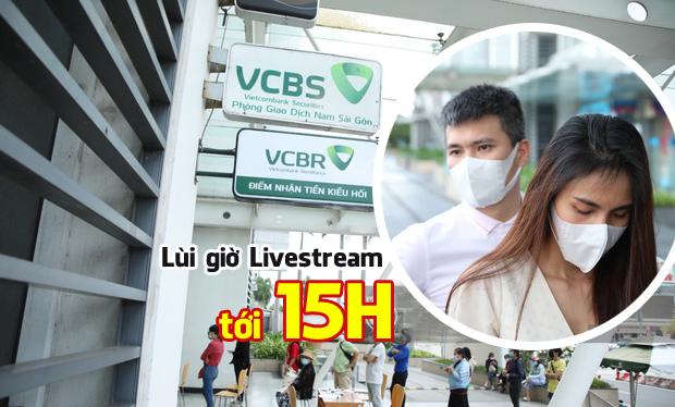 Công Vinh - Thủy Tiên livestream tại Ngân hàng Vietcombank Quận 7: Thông báo lùi giờ tới 15h và tiết lộ sẽ công khai 18.000 trang sao kê
