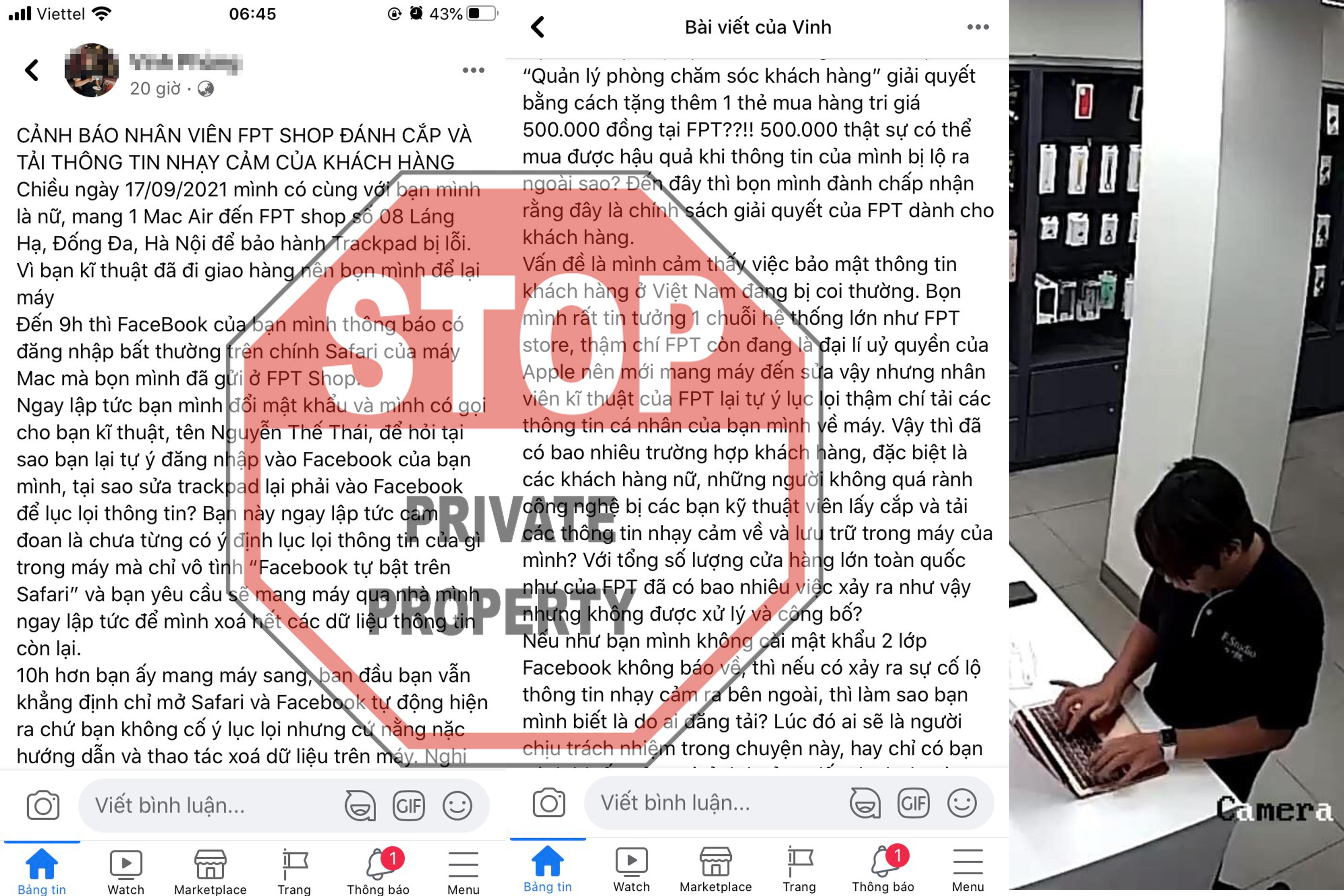 FPT Shop quyết định sa thải những nhân viên có liên quan trong vụ việc đánh cắp dữ liệu cá nhân khách hàng