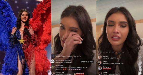 Hoa hậu Philippines bật khóc khi bị chê bai phần thi trang phục dân tộc tại Miss Universe