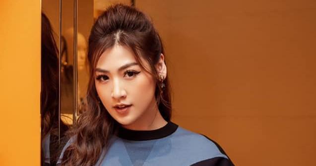 Á hậu Tú Anh trông khác lạ khi để kiểu mái ngang