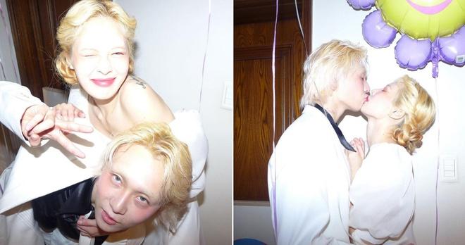 HyunA khoe ảnh sinh nhật tuổi 29 bên bạn trai, dân tình lại ngỡ ảnh cưới