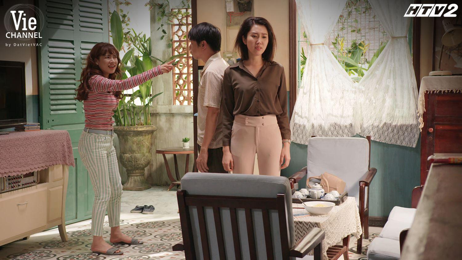 Cây táo nở hoa tập 28: Thúy Ngân hết bị mẹ chồng tương lai tát đến bị Nhã Phương túm tóc trả đòn