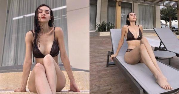 "Bông hồng lai" MLee diện áo tắm khoe vóc dáng quyến rũ, nuột nà