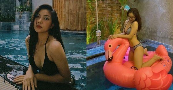 Nhật Lê mặc áo tắm, chứng minh câu "phụ nữ đẹp nhất khi không thuộc về ai"