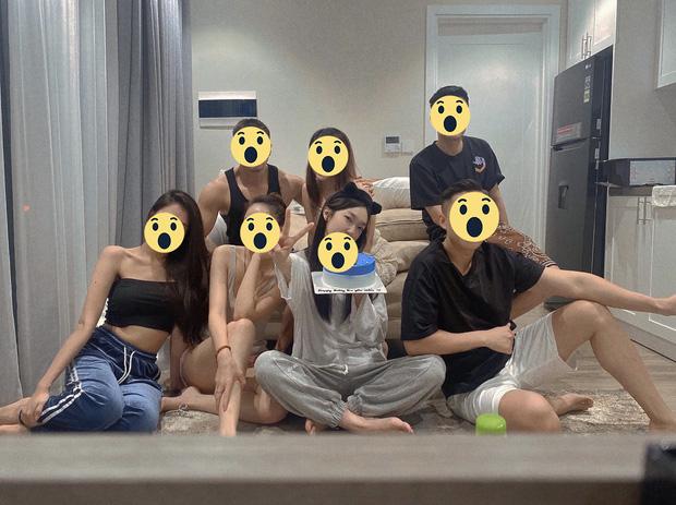 Cựu hot girl Hà thành khoe ảnh tụ tập ăn mừng sinh nhật bất chấp Chỉ thị 16