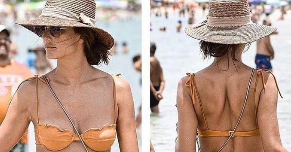 Cựu "thiên thần nội y" Alessandra Ambrosio lộ thân hình chảy xệ, kém sắc