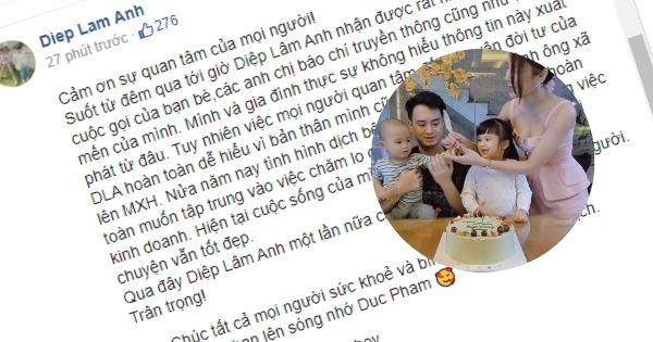 Vừa tag chồng vào bài viết thanh minh chuyện "rạn nứt", Diệp Lâm Anh đã âm thầm làm điều này sau đó?