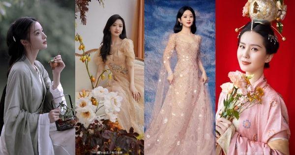 Dàn sao Hoa ngữ đọ sắc Tết Trung Thu: Triệu Lệ Dĩnh đẹp ngút ngàn, Vương Sở Nhiên hóa "Hằng Nga"