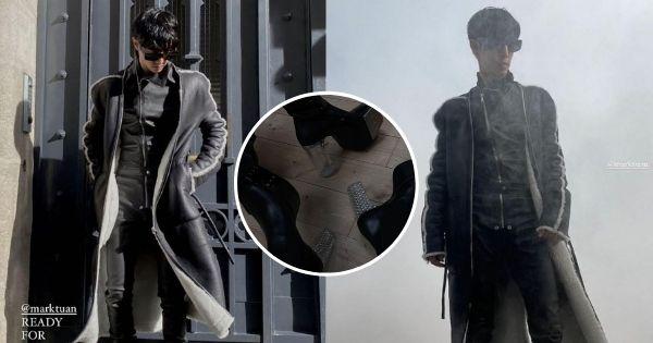 Mark Tuan (GOT7) diện giày cao gót lên thảm đỏ Paris Fashion Week 2022